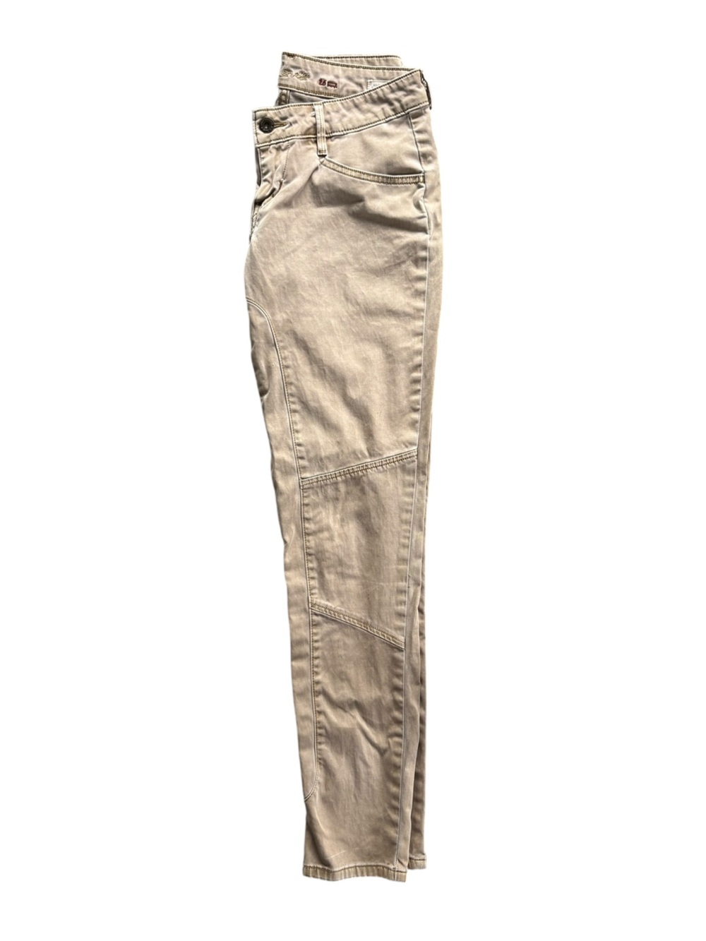 Levi’s Bold Curve Khaki Moto Utility Pants Size 26 Y2K Skinny Fit